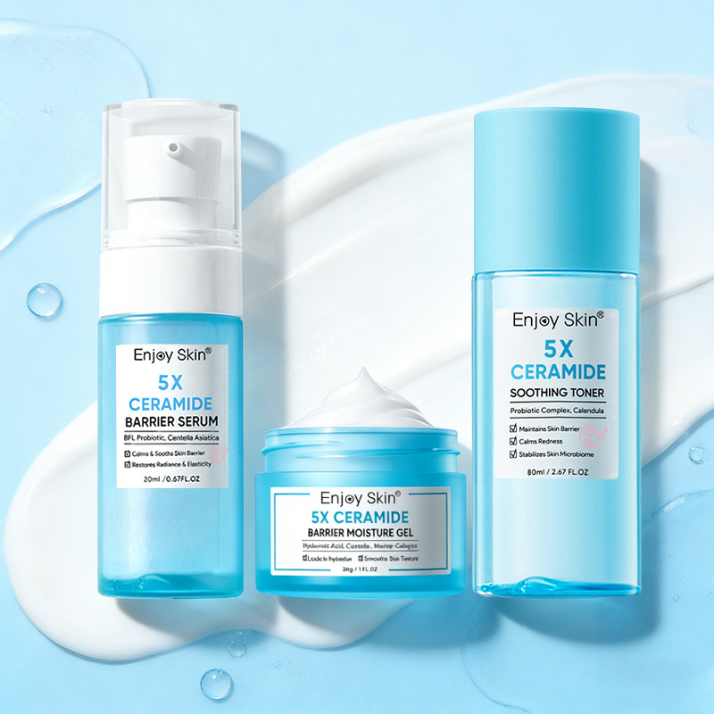 Ceramide Moisturizer - 5x Zestaw do pielęgnacji twarzy z