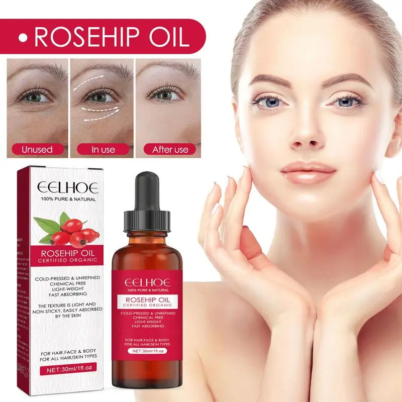 Face Oil Rosehip - 30ml Organiczny olej z nasion dzikiej