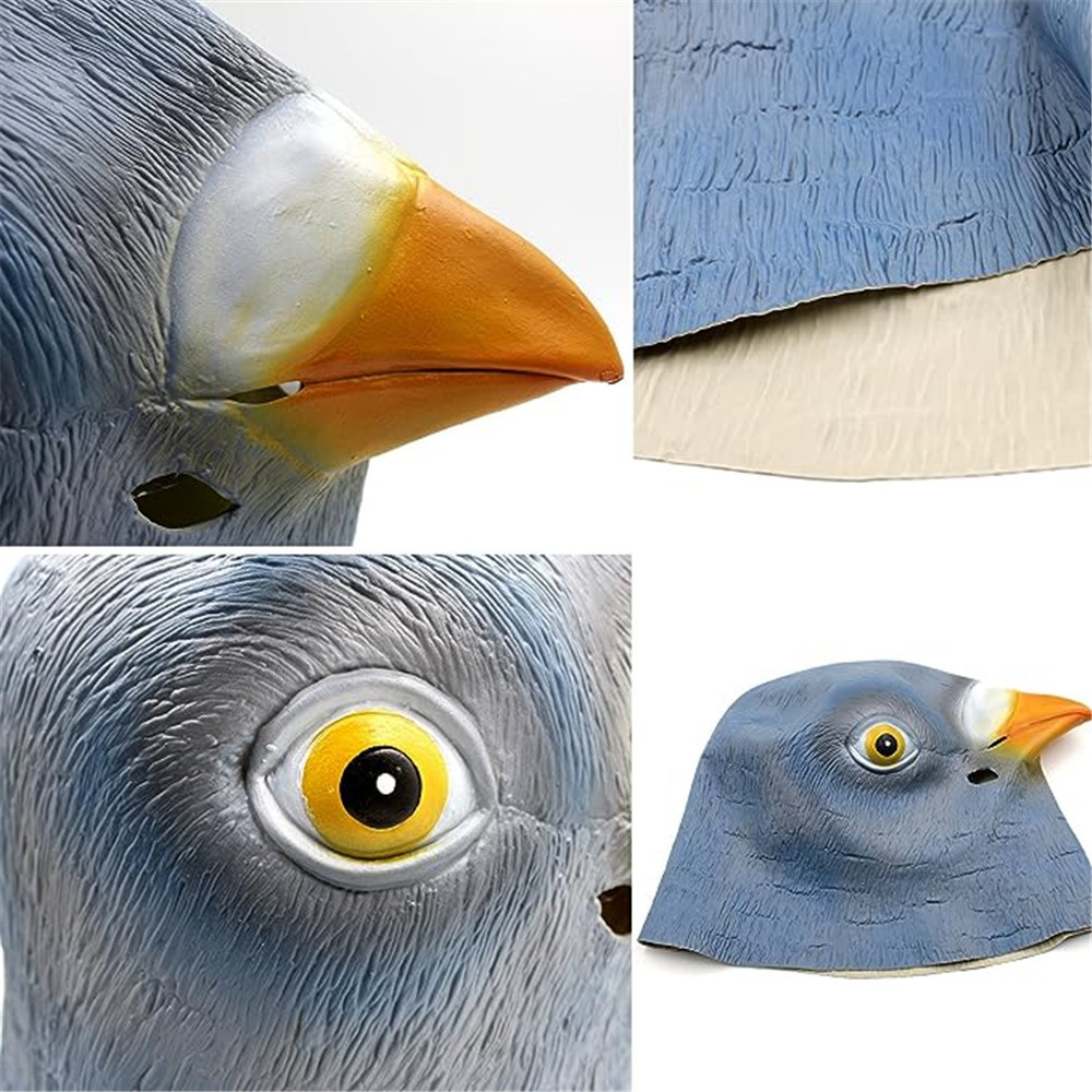 Kostium maski gołębia, nowator – Skincare Pigeon recenzja i cena