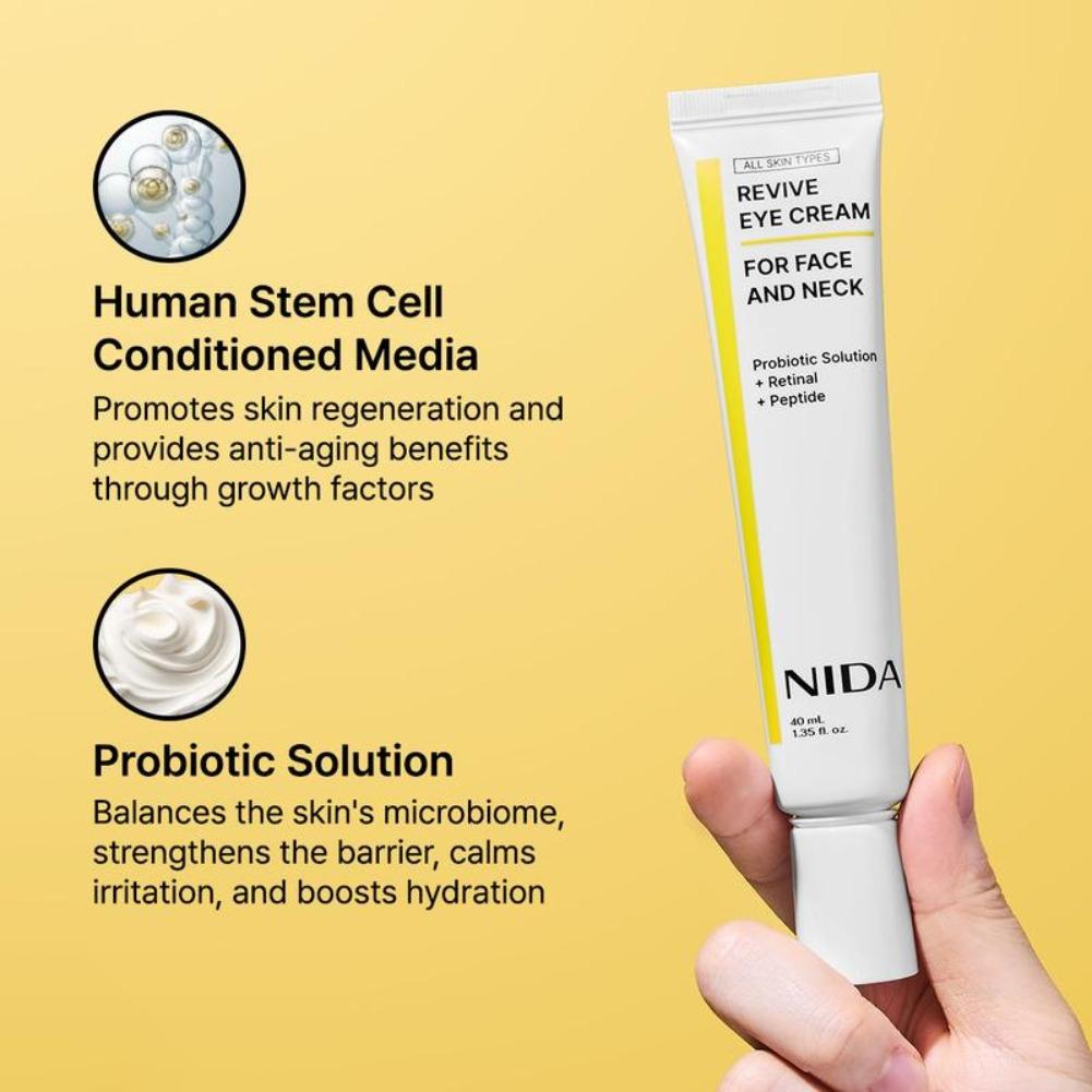 Koreański krem pod oczy NIDA R – Eye Cream Peptide recenzja i cena