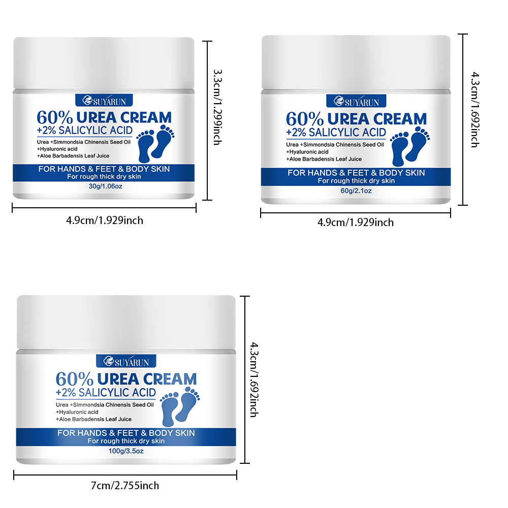 SUYARUN 60% Urea+2% Kwas Salic – Urea Foot Cream recenzja i cena
