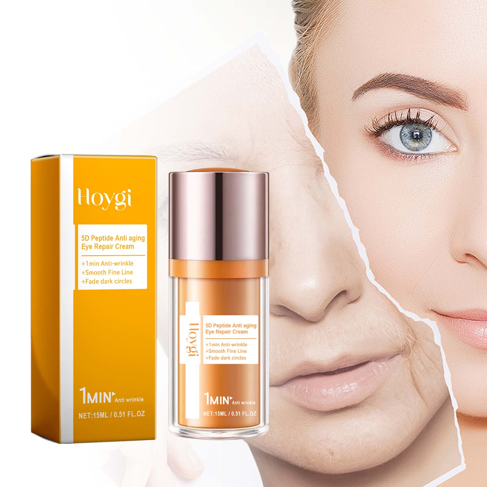 HOYGI 5D Peptydowy Krem Przeci – Eye Cream Peptide recenzja i cena