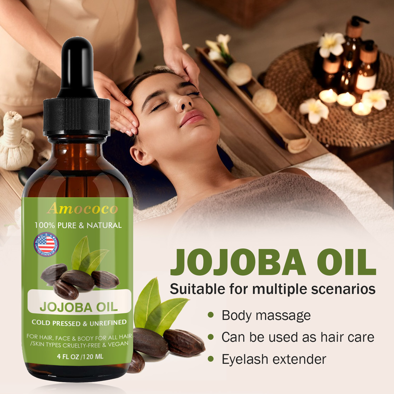 Amococo 2 szt. Olejek Jojoba i – Face Oil Rosehip recenzja i cena