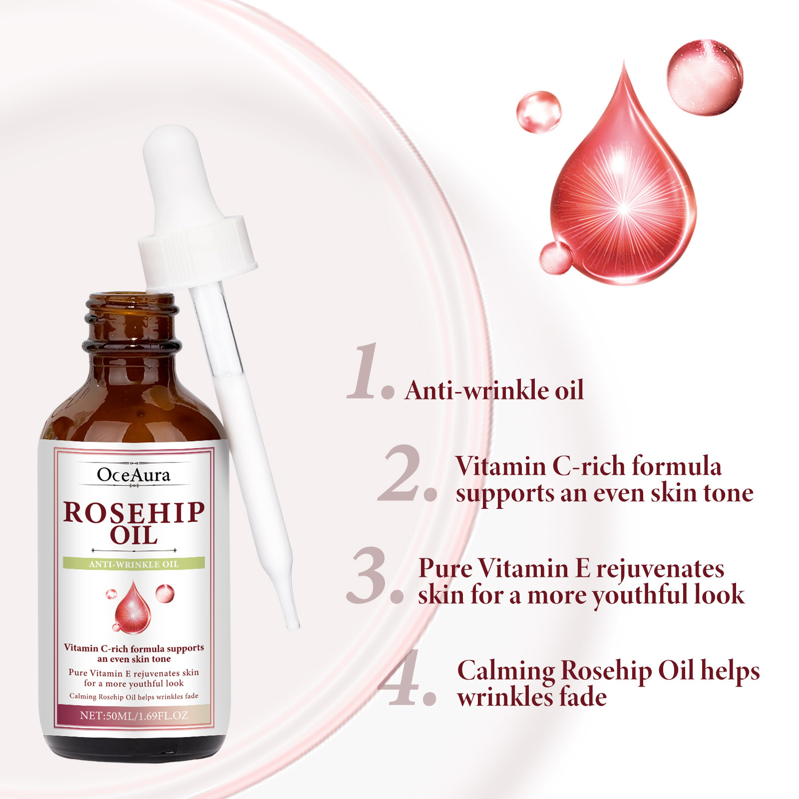 Serum do twarzy z olejem z dzi – Face Oil Rosehip recenzja i cena