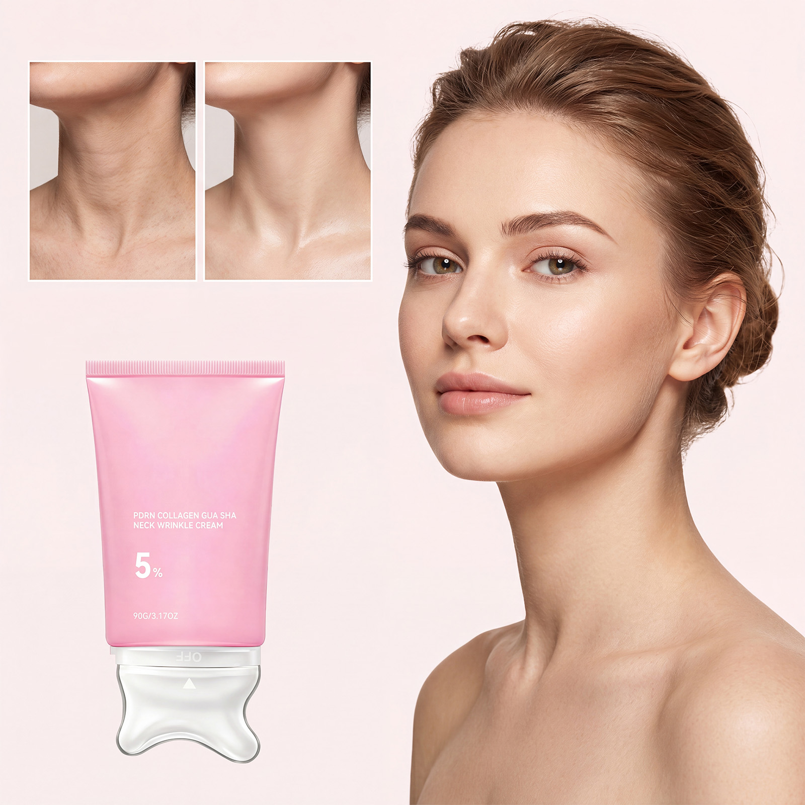 Krem kolagenowy do masażu szyi – Skincare Glad2Glow recenzja i cena