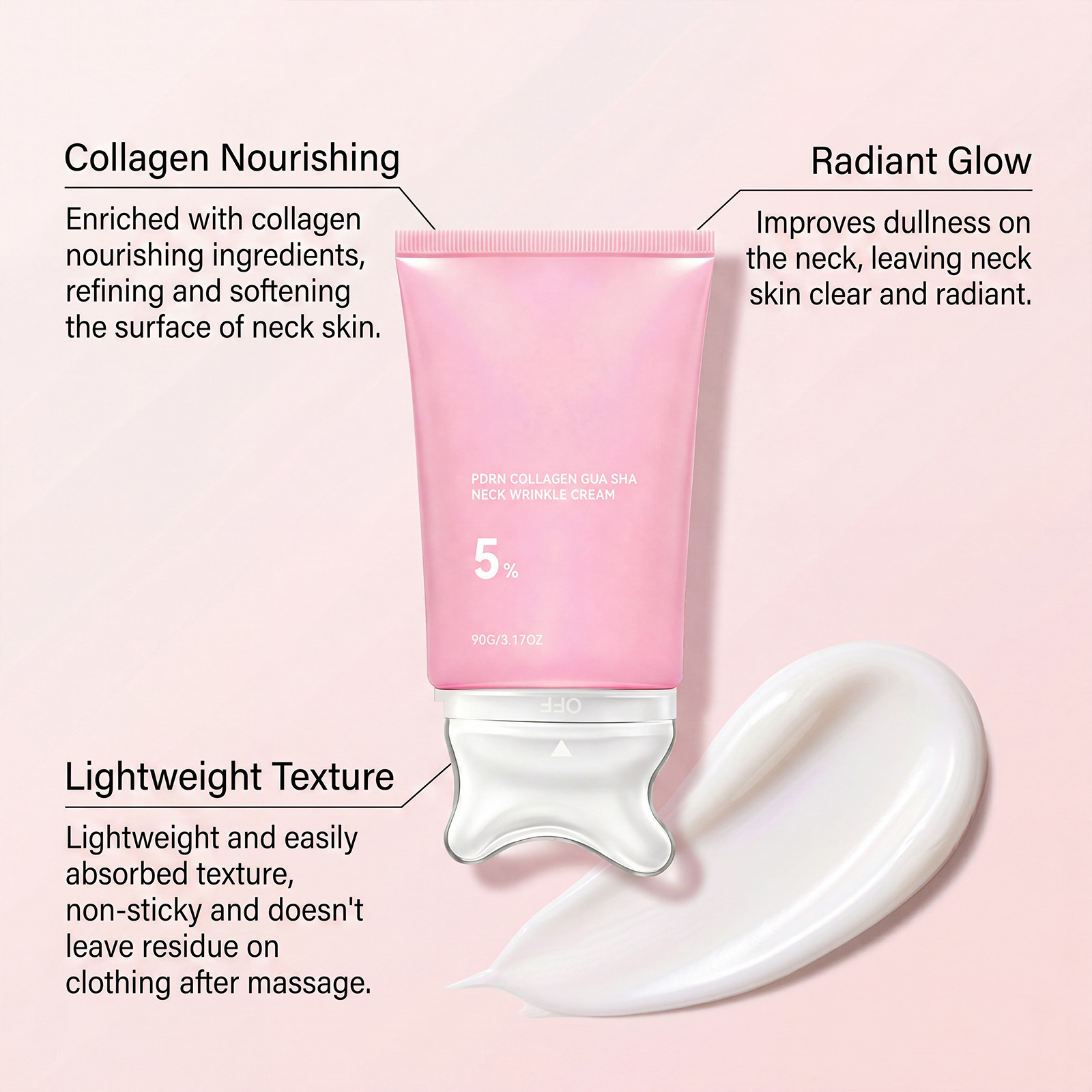 Krem kolagenowy do masażu szyi – Skincare Glad2Glow recenzja i cena