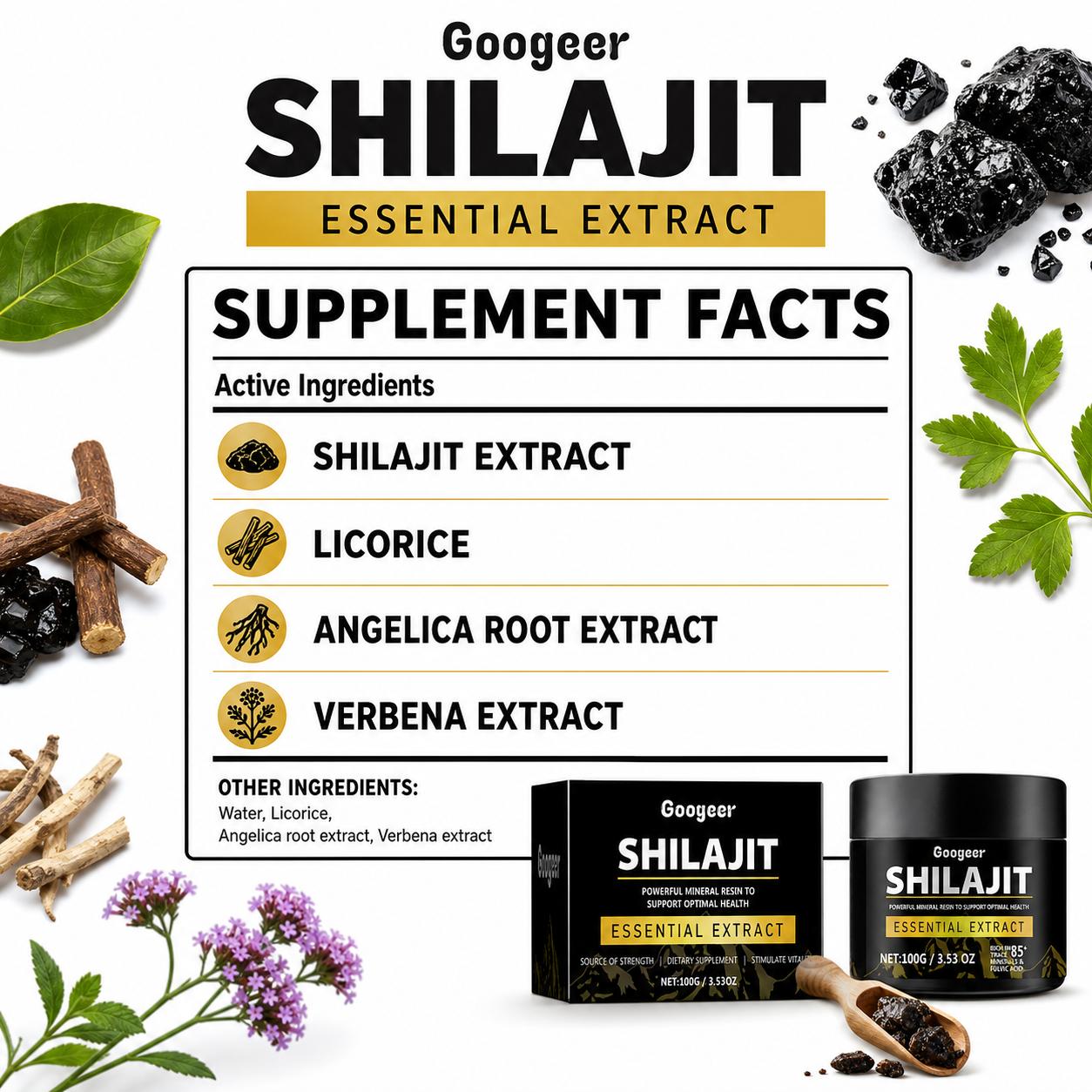 Googeer Shilajit Ekstrakt w Pr – Licorice Root Extract recenzja i cena