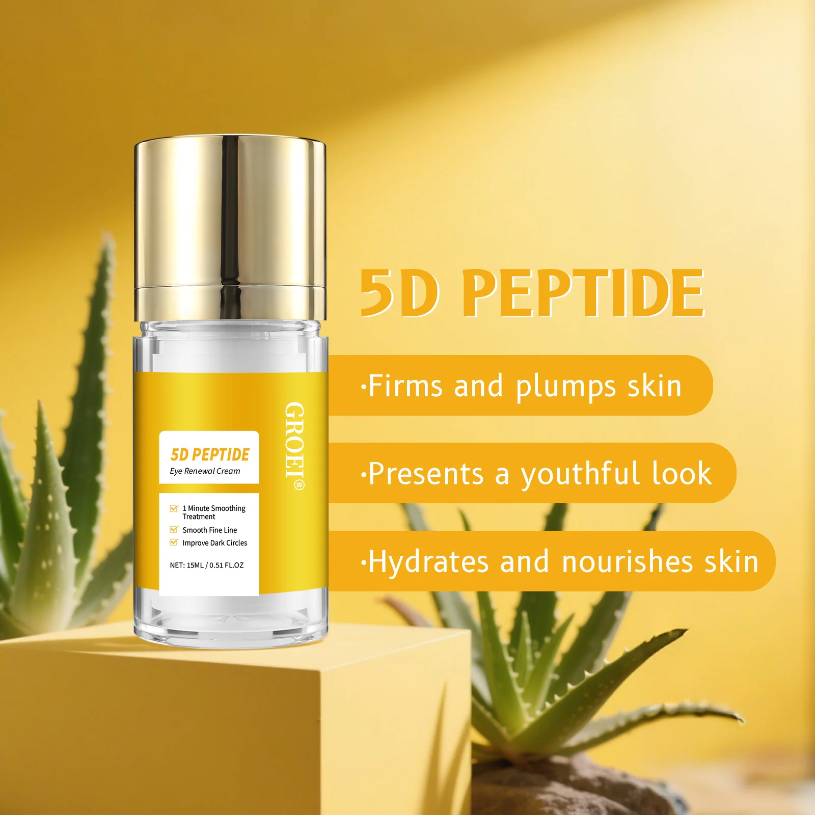 Rozwiązanie na cienie pod ocza – Eye Cream Peptide recenzja i cena